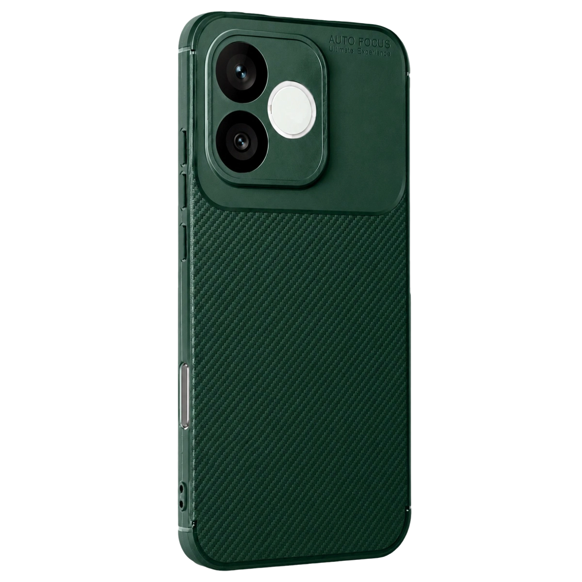 Huawei Honor 600 Lite Auto Focus Karbon Kapak - Koyu Yeşil