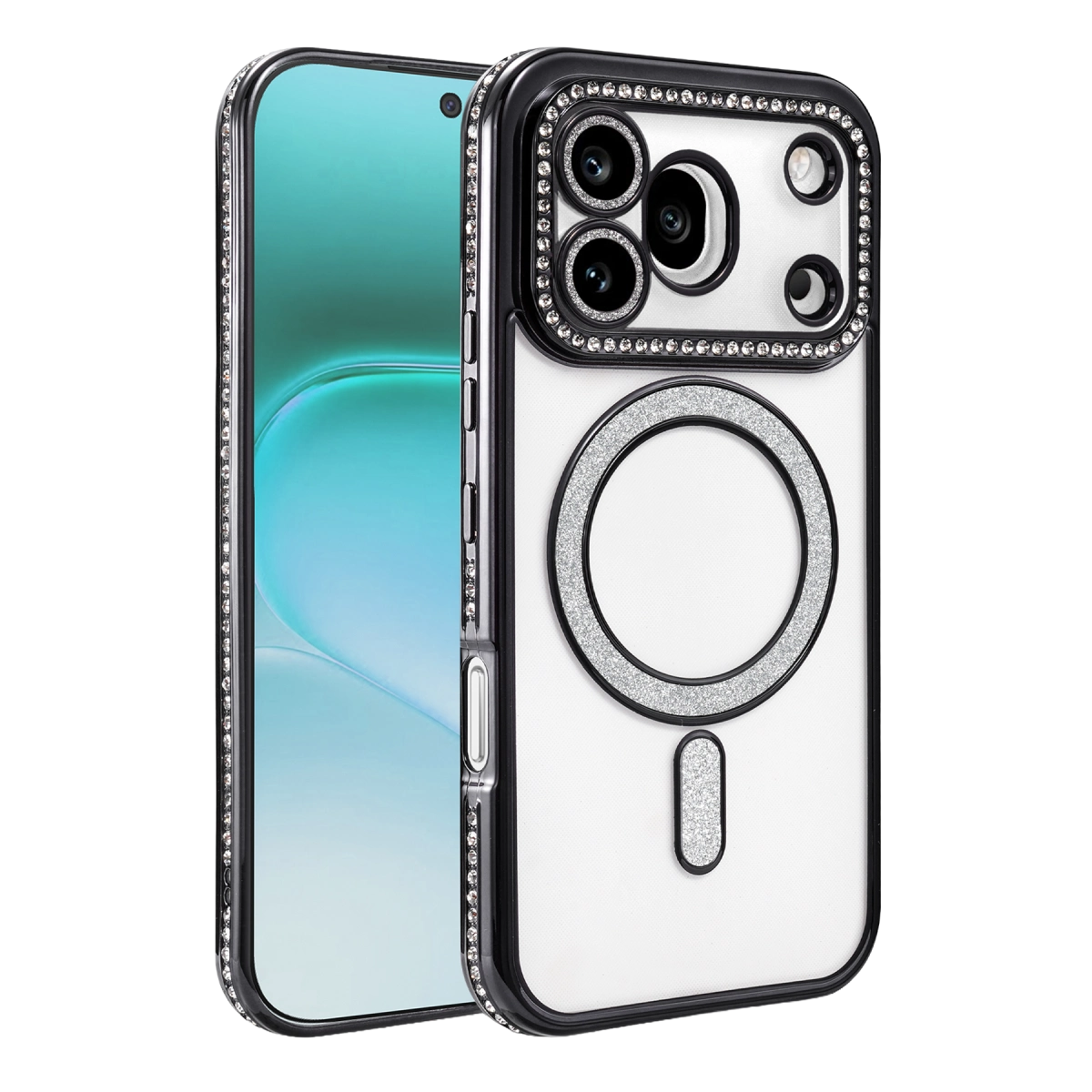 Huawei Honor 600 Pro Joke Simli Magneticsafe Kılıf - Siyah