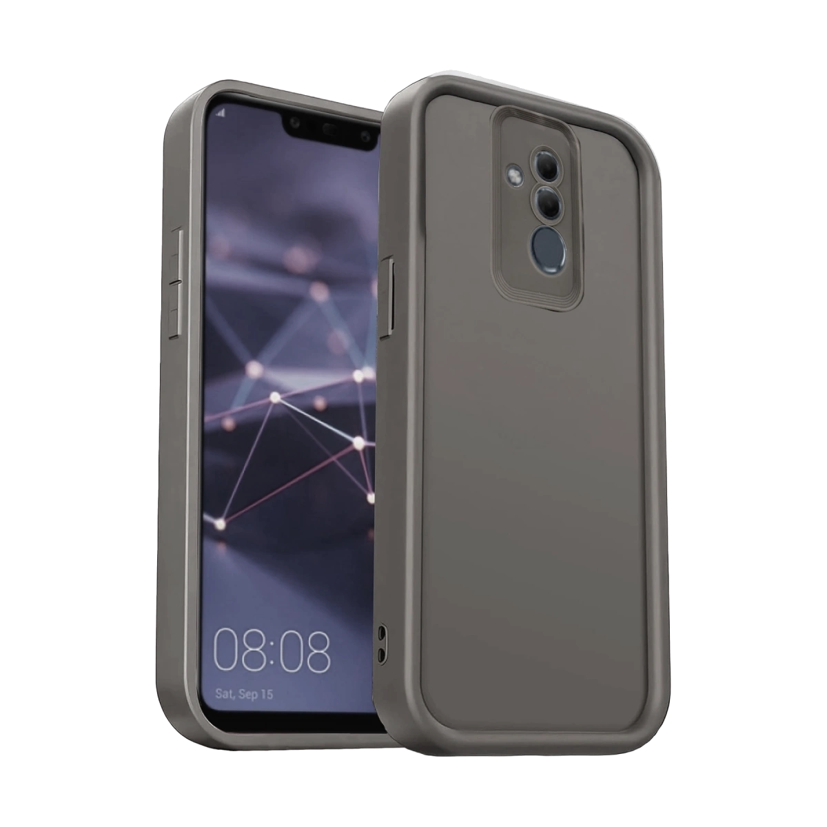 Huawei Mate 20 Lite Kılıf Viera Silikon - Gri