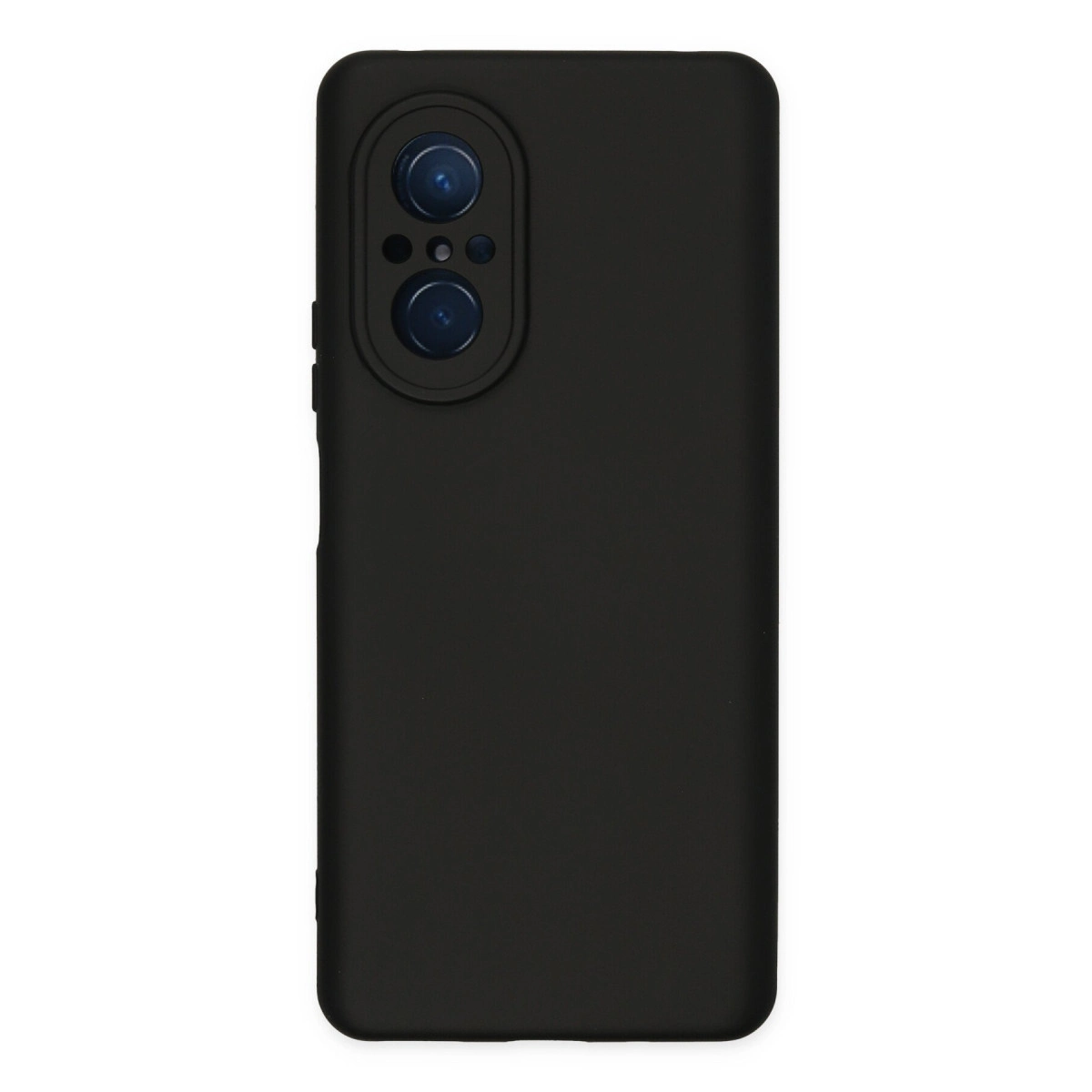 Huawei Nova 9 Se Kılıf Nano İçi Kadife Silikon - Siyah