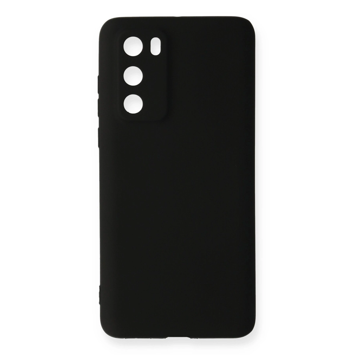 Huawei P40 Kılıf First Silikon - Siyah
