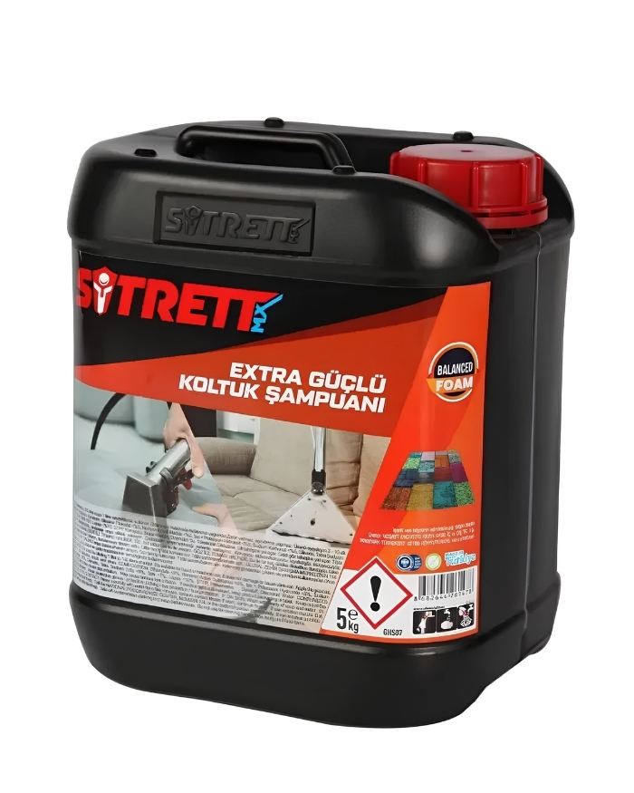 SİTRETT MX Koltuk Şampuanı Endüstriyel Plus - 5 Kg