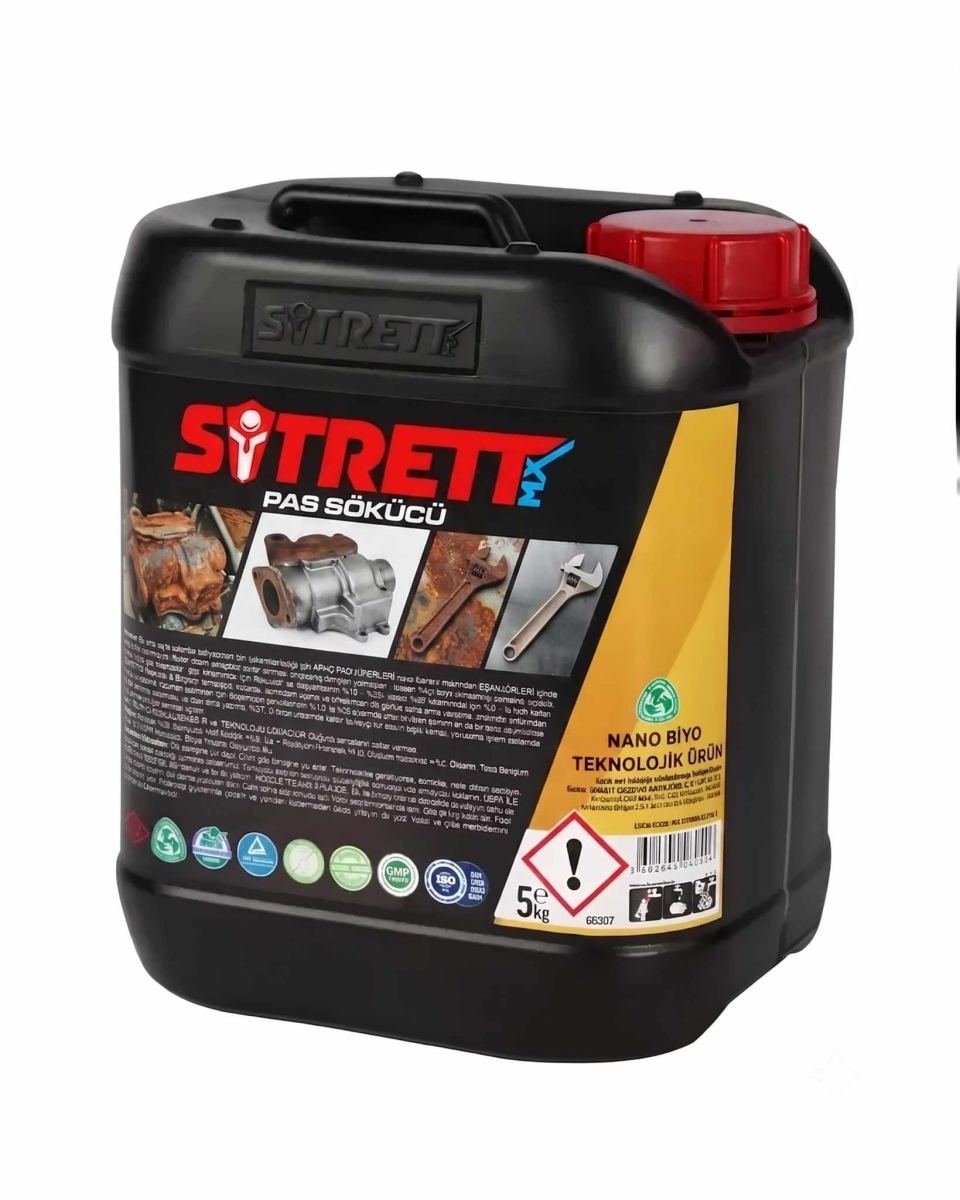 SİTRETT MX Pas Sökücü Asidik Endüstriyel 5 Kg