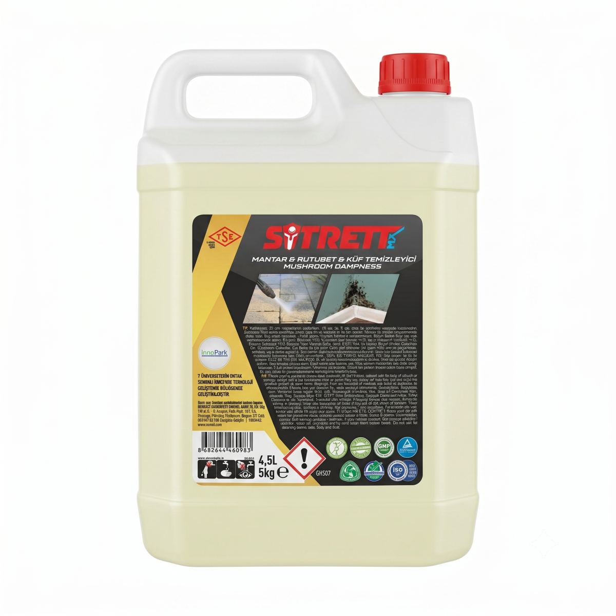 SİTRETT MX Mantar & Rutubet & Küf Temizleyici Pro 5 Kg.