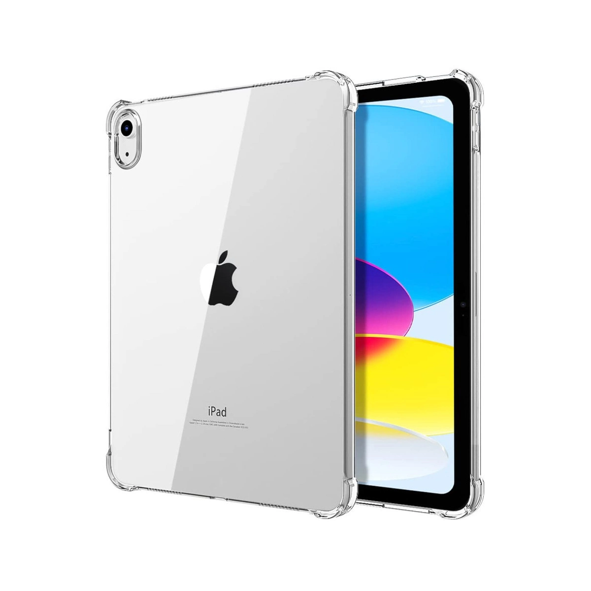 İpad 2025 10.9 10.nesil (a16) Kılıf Anti Shock Tablet Silikon - Şeffaf