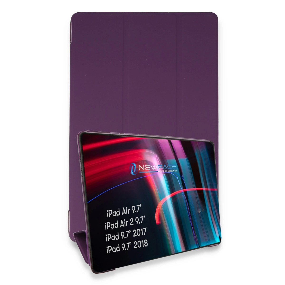 İpad 5 Air 9.7 Kılıf Tablet Smart Kılıf - Mor