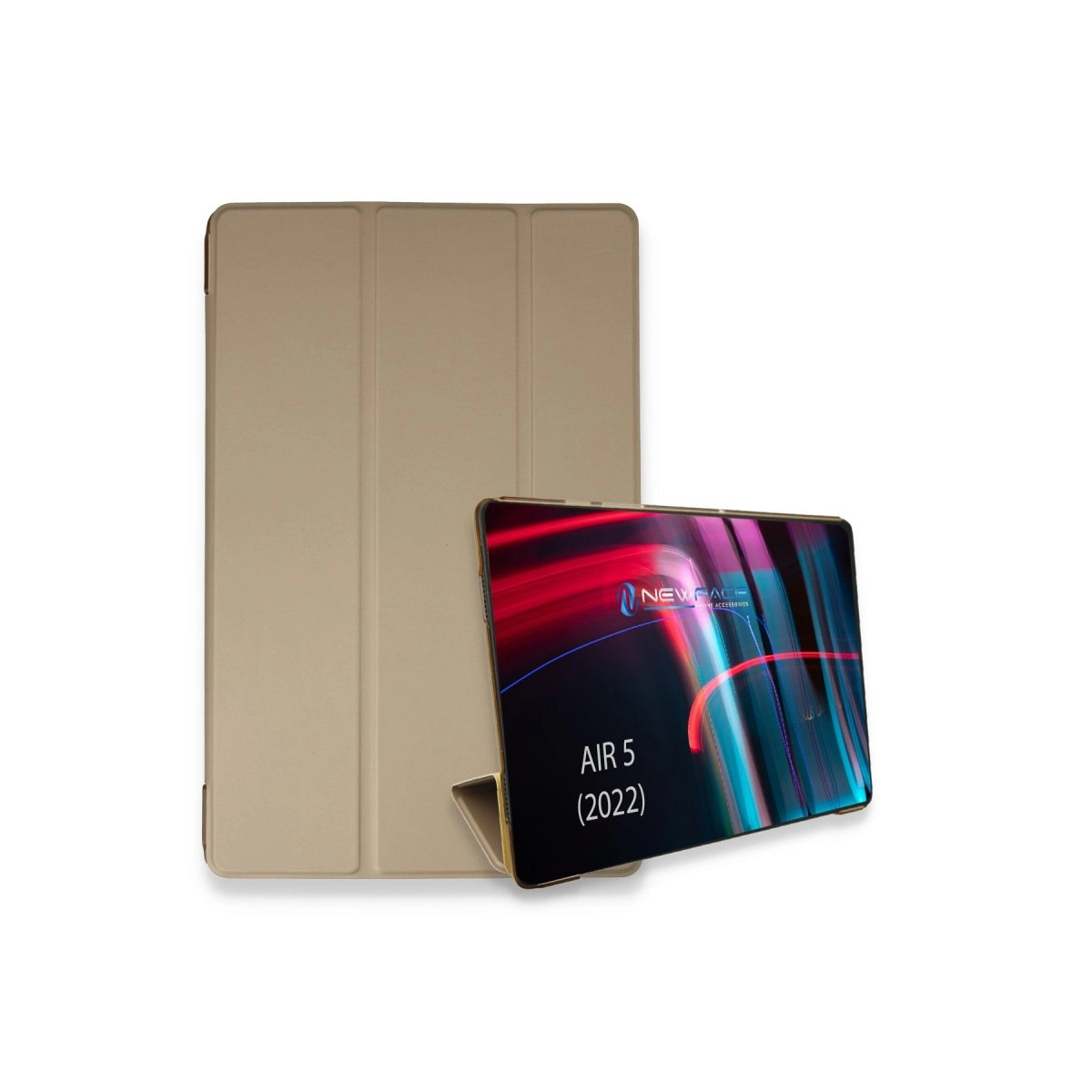 İpad Air 5 (2022) Kılıf Tablet Smart Kılıf - Gold