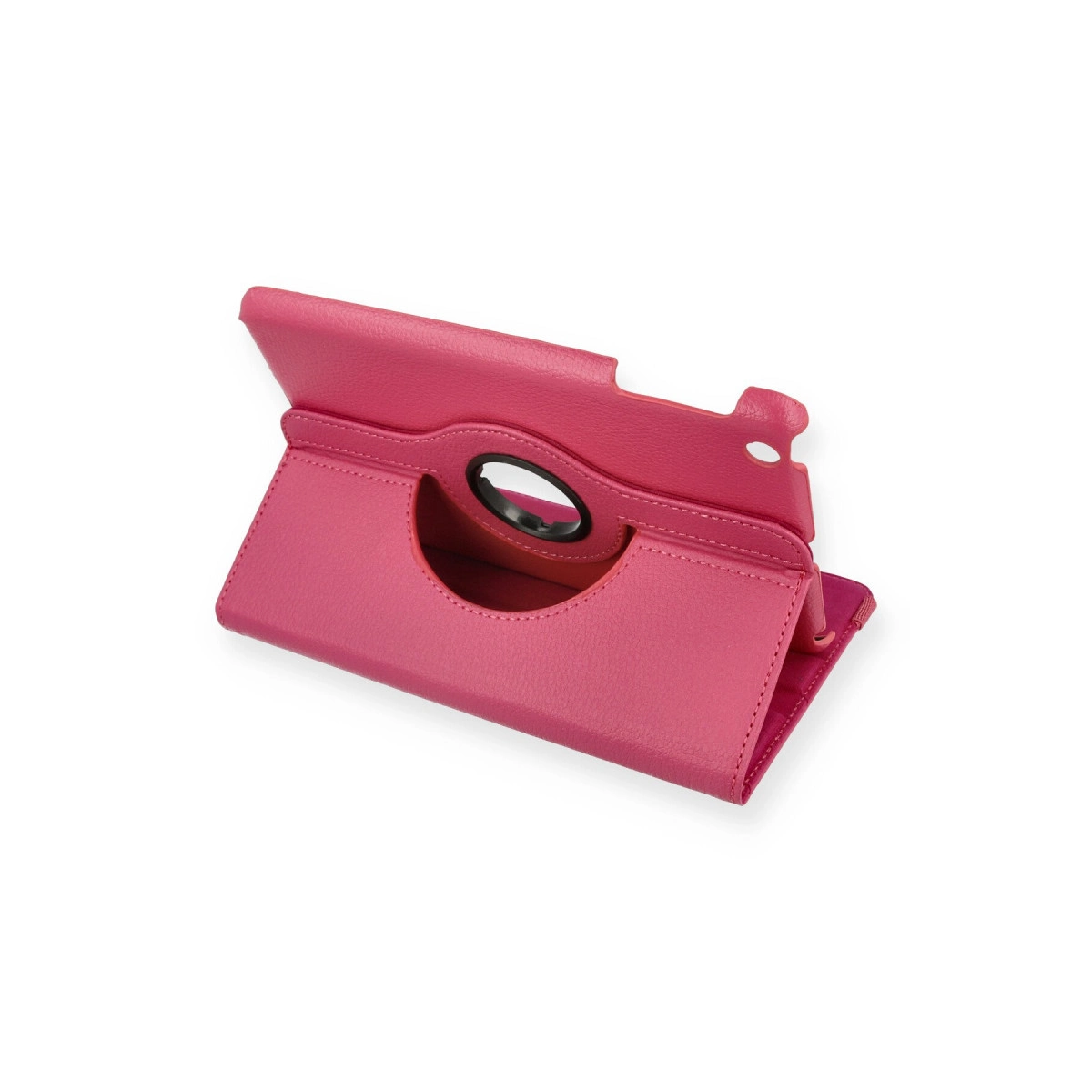 İpad Mini 1 Kılıf 360 Tablet Deri Kılıf - Pembe