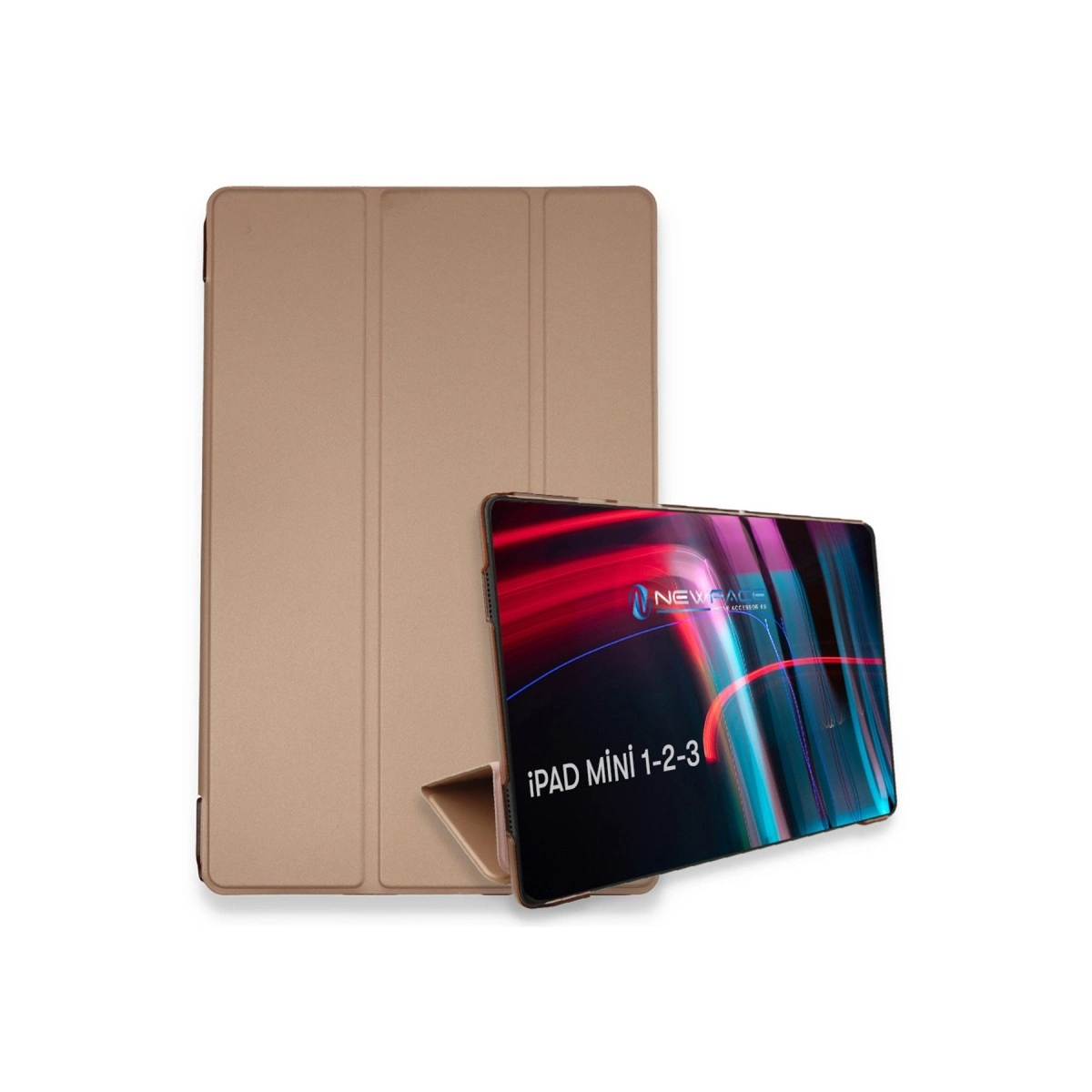 İpad Mini 3 Kılıf Tablet Smart Kılıf - Rose Gold