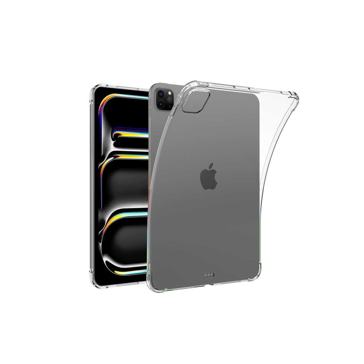 İpad Pro 11 (2024) Kılıf Anti Shock Tablet Silikon - Şeffaf