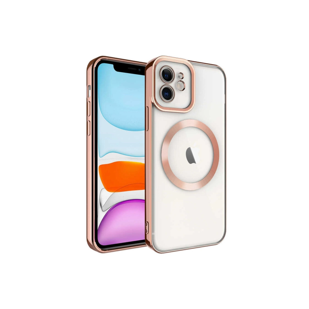 İphone 11 Kılıf Kross Magneticsafe Kapak - Rose