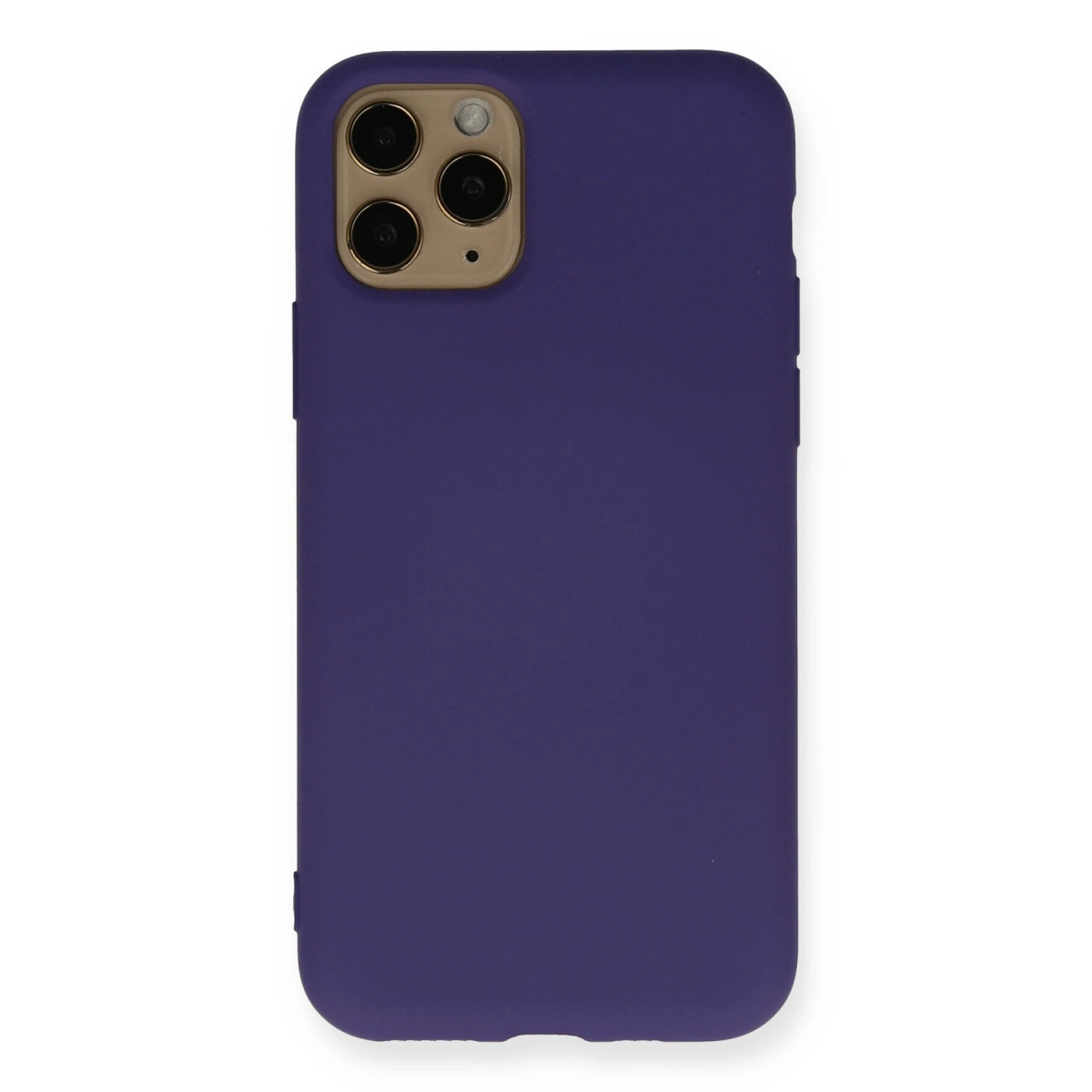 İphone 11 Pro Kılıf Nano İçi Kadife Silikon - Mor