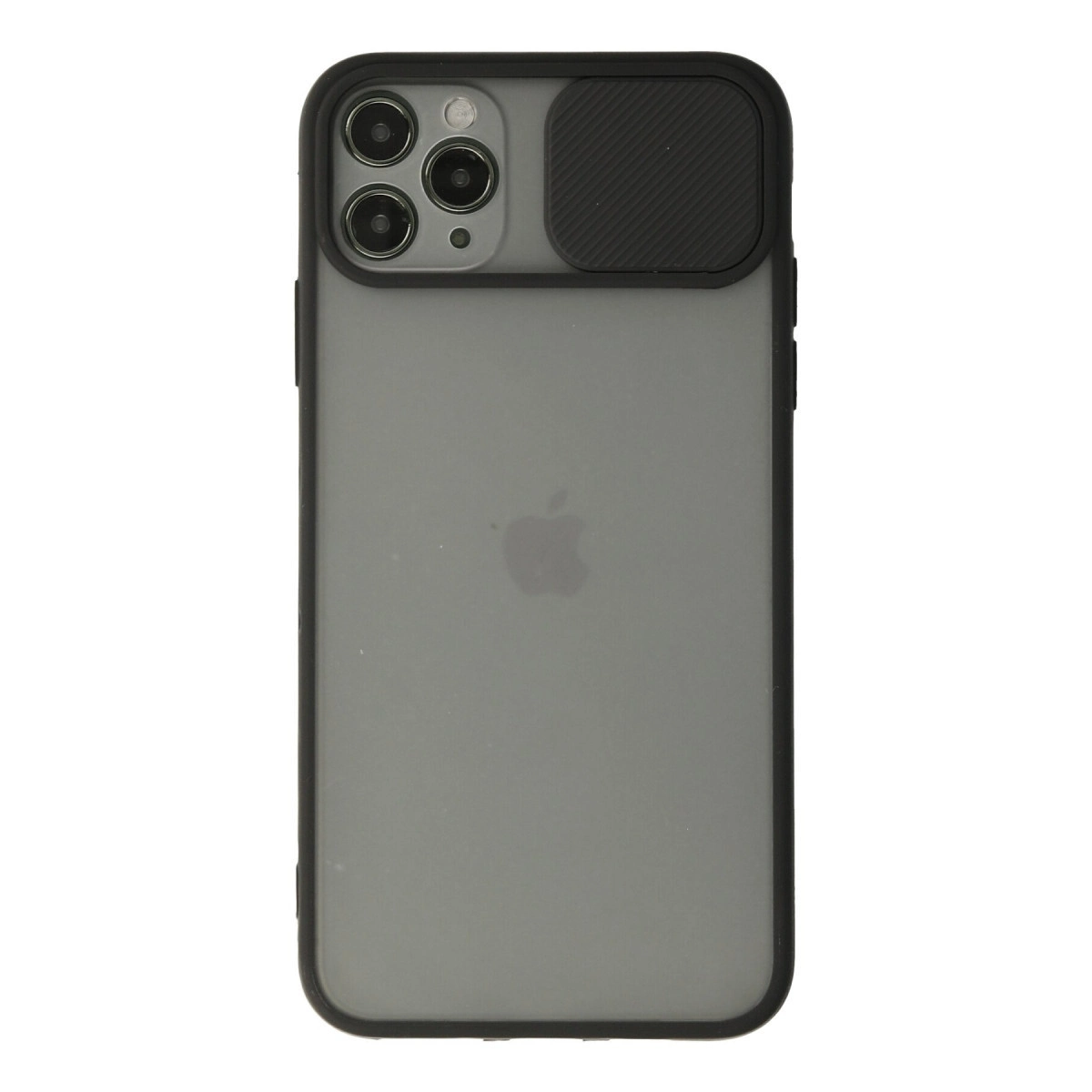 İphone 11 Pro Kılıf Palm Buzlu Kamera Sürgülü Silikon - Siyah
