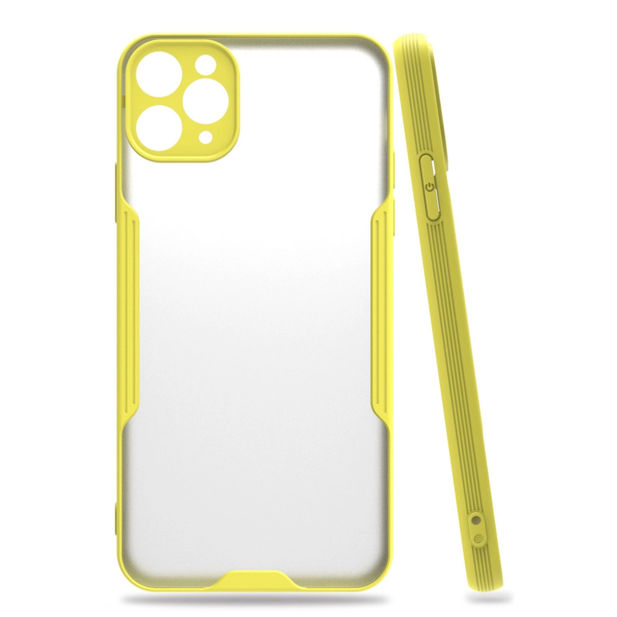 İphone 11 Pro Kılıf Platin Silikon - Sarı