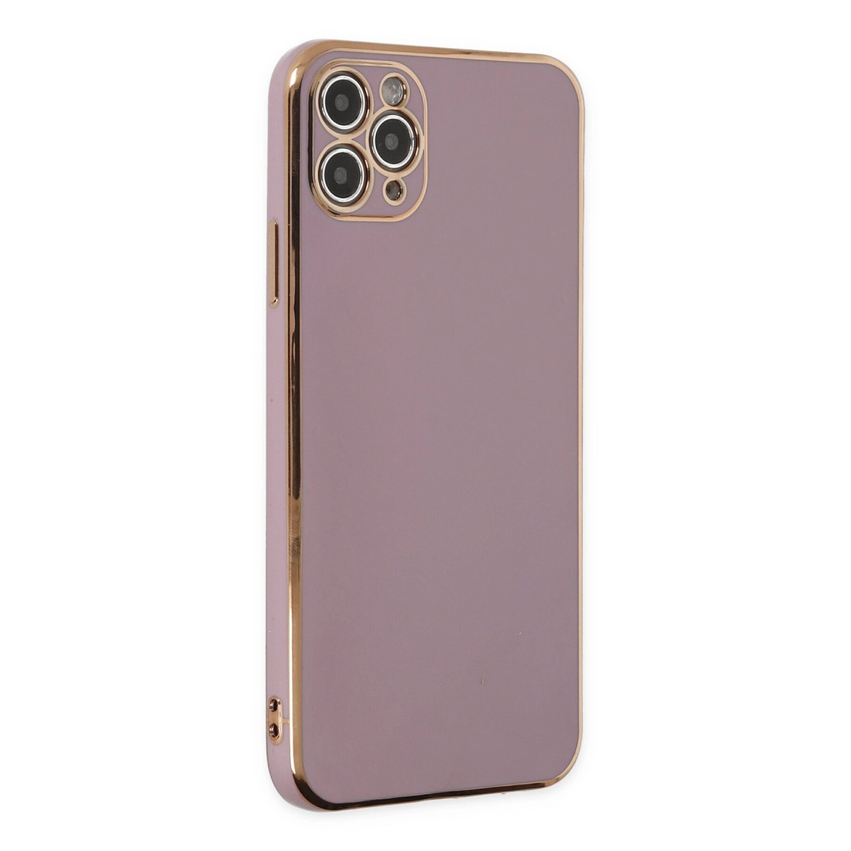 İphone 11 Pro Max Kılıf Volet Silikon - Mor