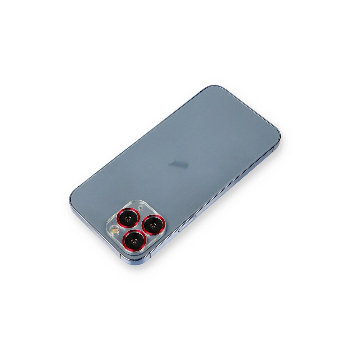 İphone 11 Pro Metal Kamera Lens Koruma Cam - Kırmızı