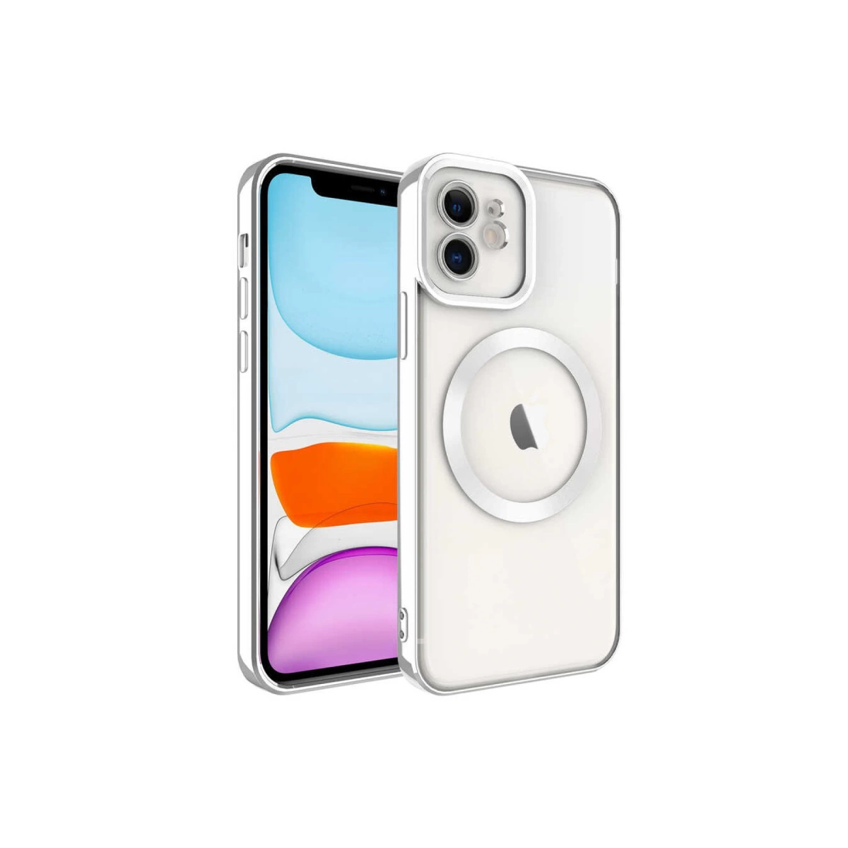 İphone 12 Kılıf Kross Magneticsafe Kapak - Titan Gri