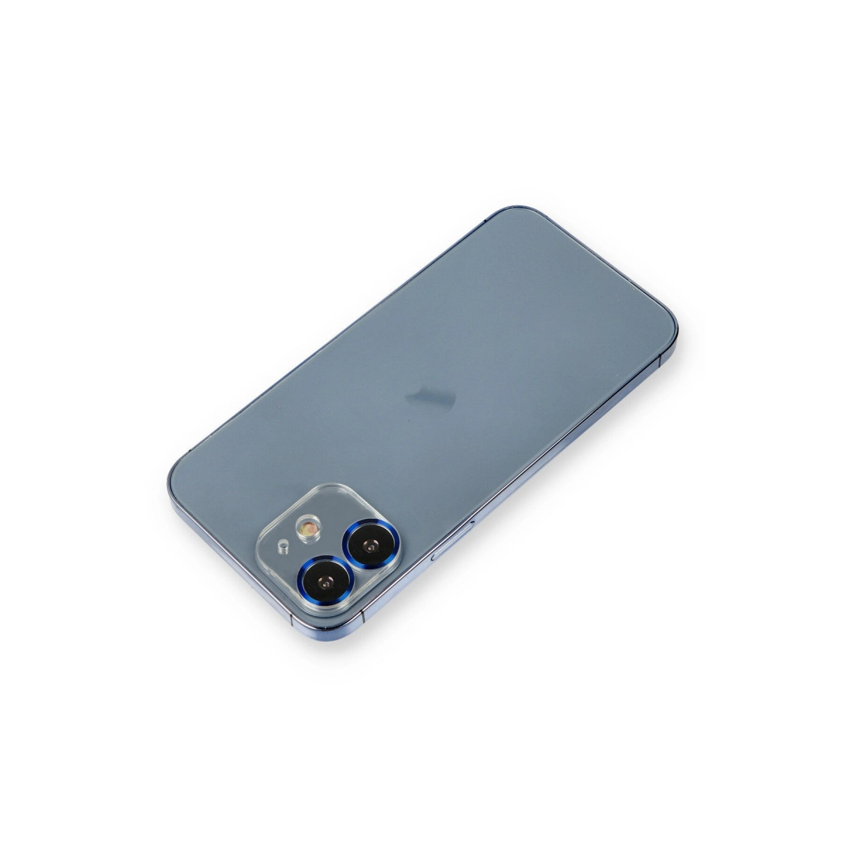 İphone 12 Metal Kamera Lens Koruma Cam - Mavi