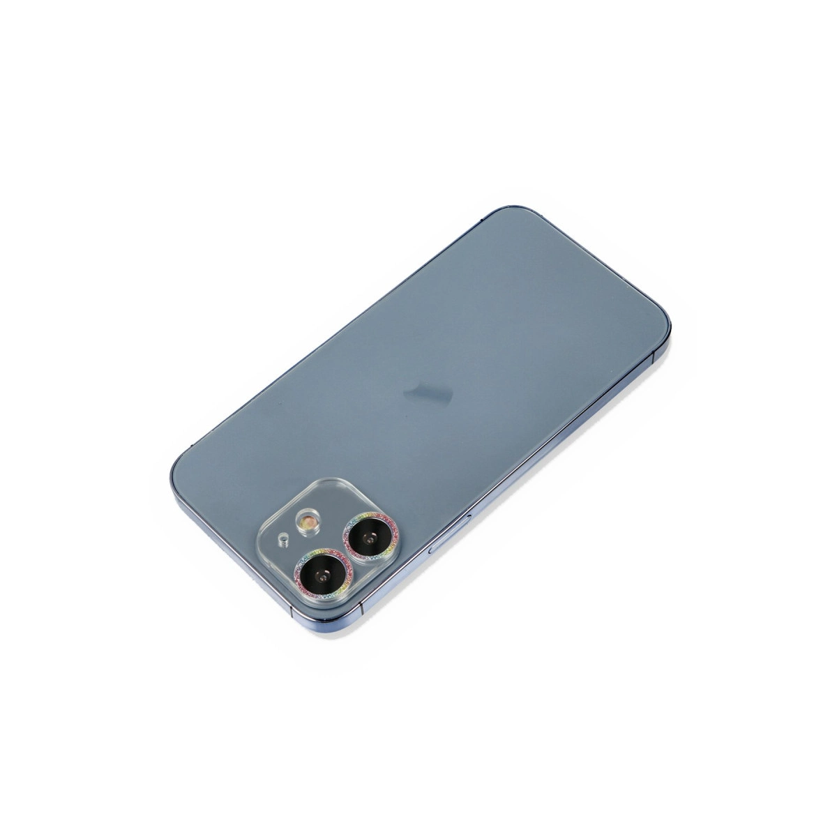 İphone 12 Mini Shine Kamera Lens Koruma Cam - Rainbow