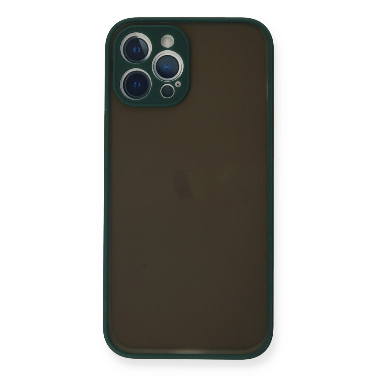 İphone 12 Pro Kılıf Montreal Silikon Kapak - Yeşil