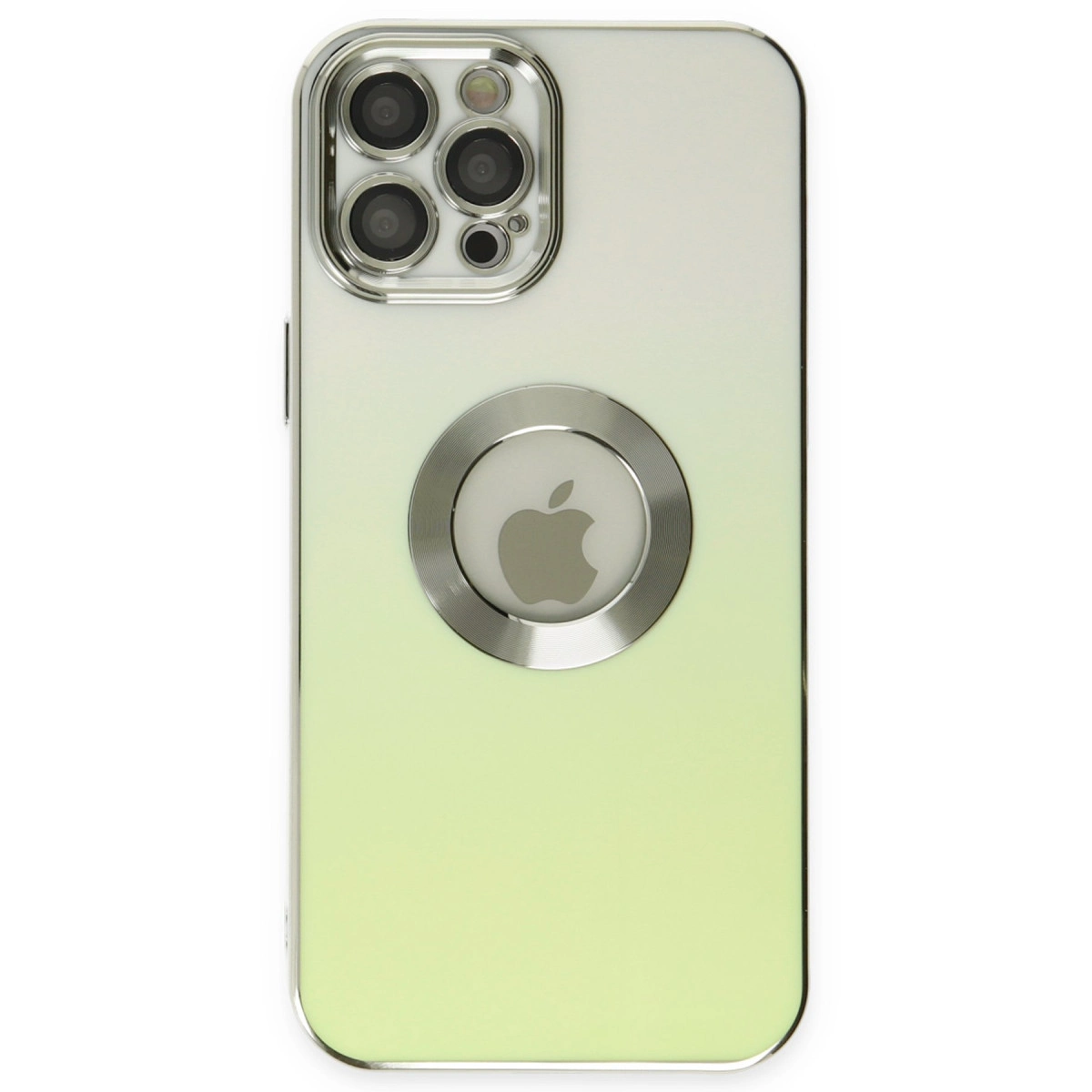 İphone 12 Pro Max Kılıf Best Silikon - Yeşil