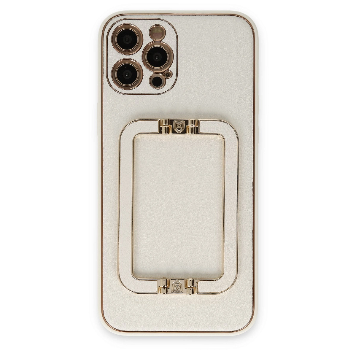 İphone 12 Pro Max Kılıf Coco Elit Kapak - Beyaz