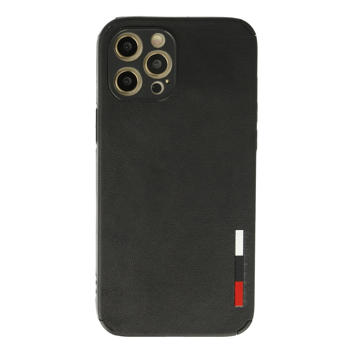 İphone 12 Pro Max Kılıf Loop Deri Silikon - Siyah