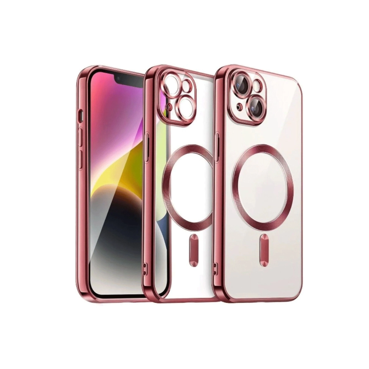 İphone 13 Kılıf Kross Magneticsafe Kapak - Kırmızı