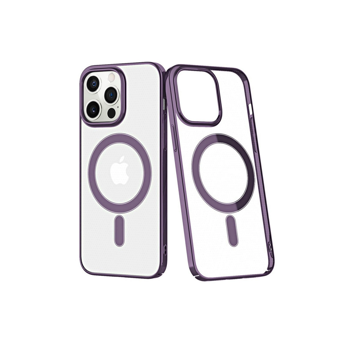 İphone 13 Pro Kılıf Element Magneticsafe Sert Kapak - Derin Mor