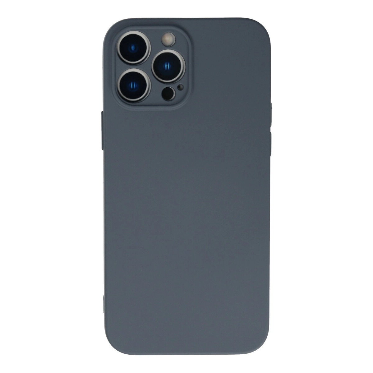İphone 13 Pro Kılıf Nano İçi Kadife Silikon - Gri