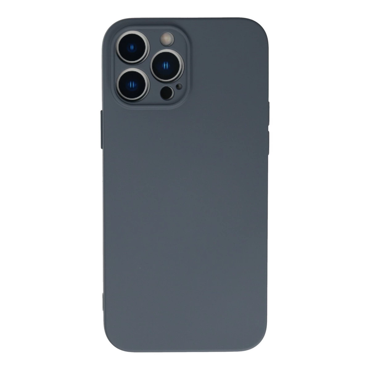 İphone 13 Pro Kılıf Nano İçi Kadife Silikon - Gri