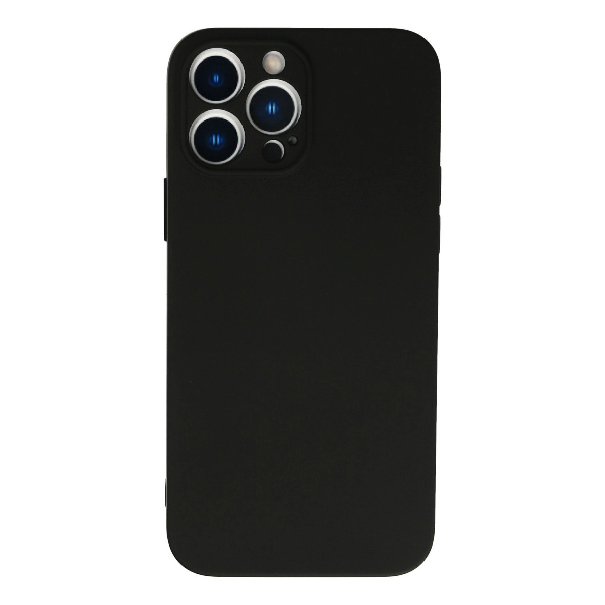 İphone 13 Pro Kılıf Nano İçi Kadife Silikon - Siyah