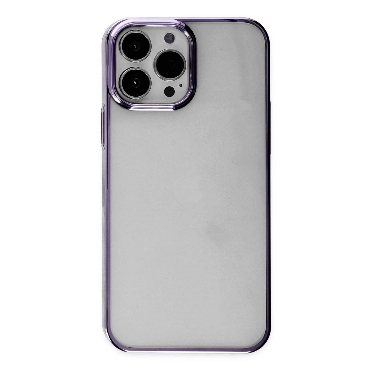İphone 13 Pro Max Kılıf Element Silikon - Mor