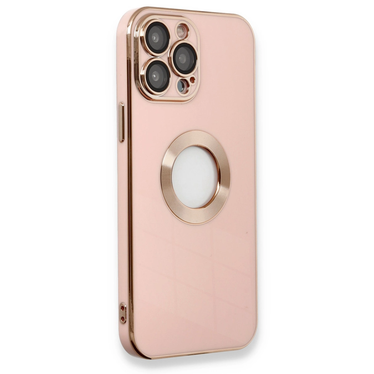 İphone 13 Pro Max Kılıf Store Silikon - Pembe