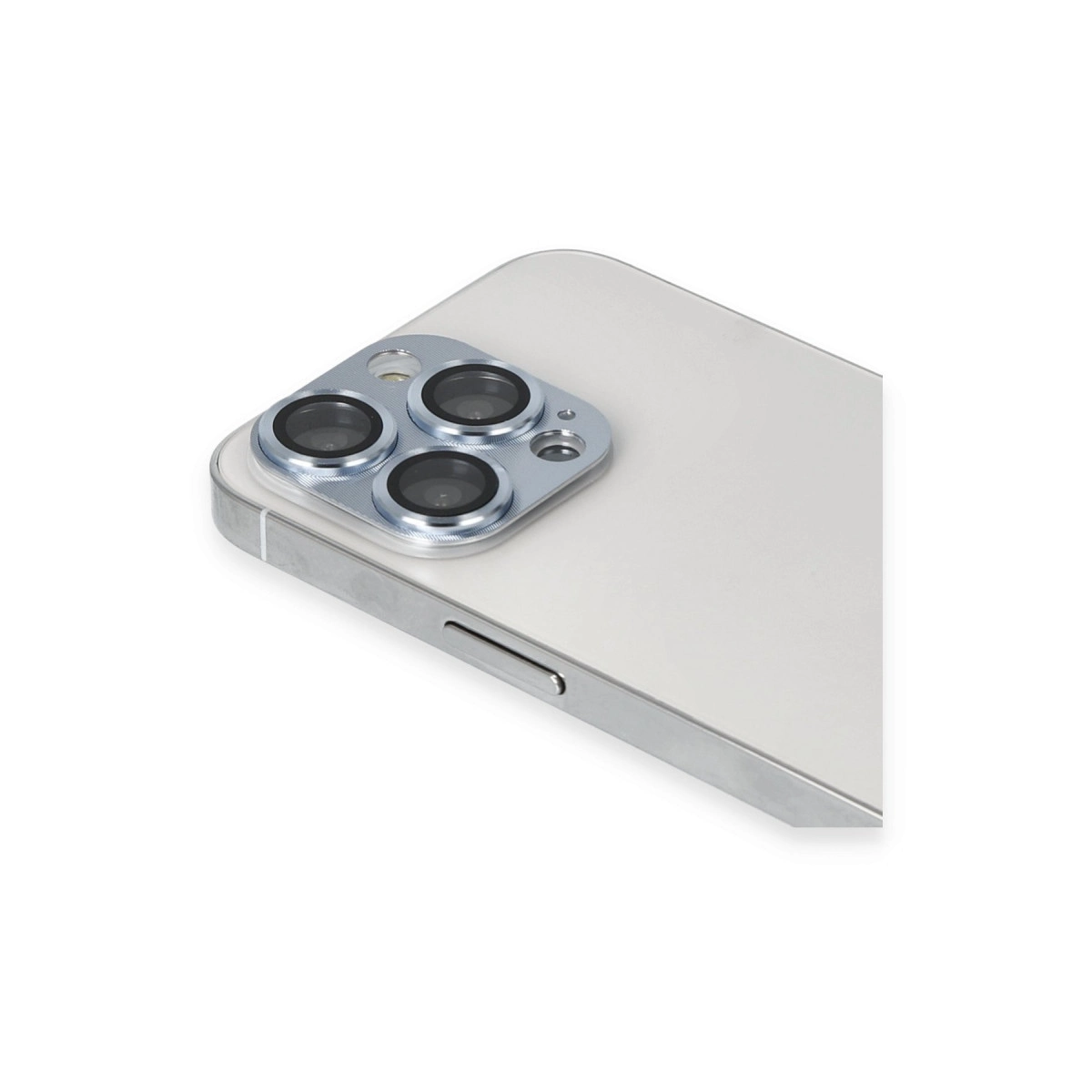 İphone 13 Pro Max Pers Alüminyum Kamera Lens - Sierra Blue