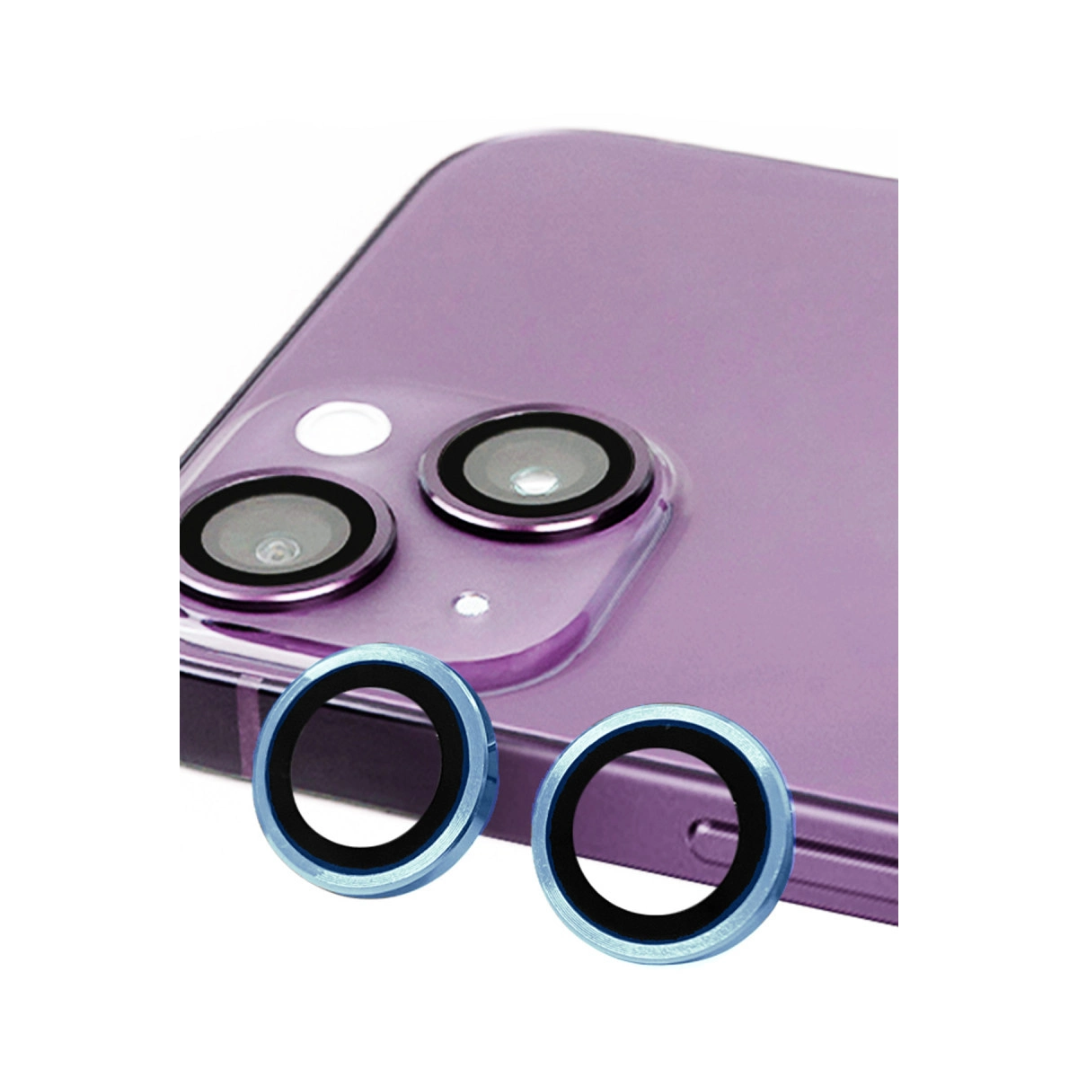İphone 13 Raze Metal Kamera Lens - Mavi