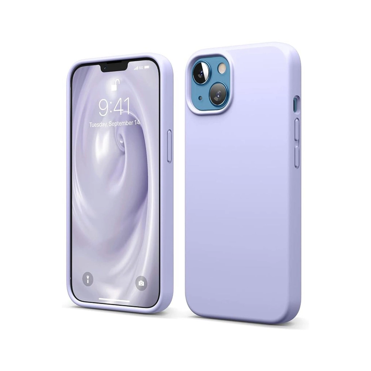 İphone 14 Kılıf First Silikon - Lila