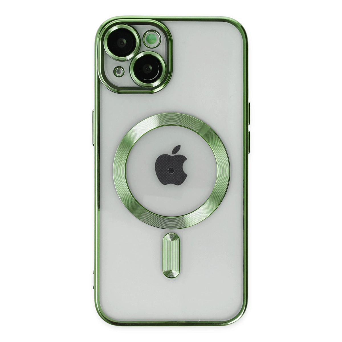 İphone 14 Kılıf Kross Magneticsafe Kapak - Koyu Yeşil