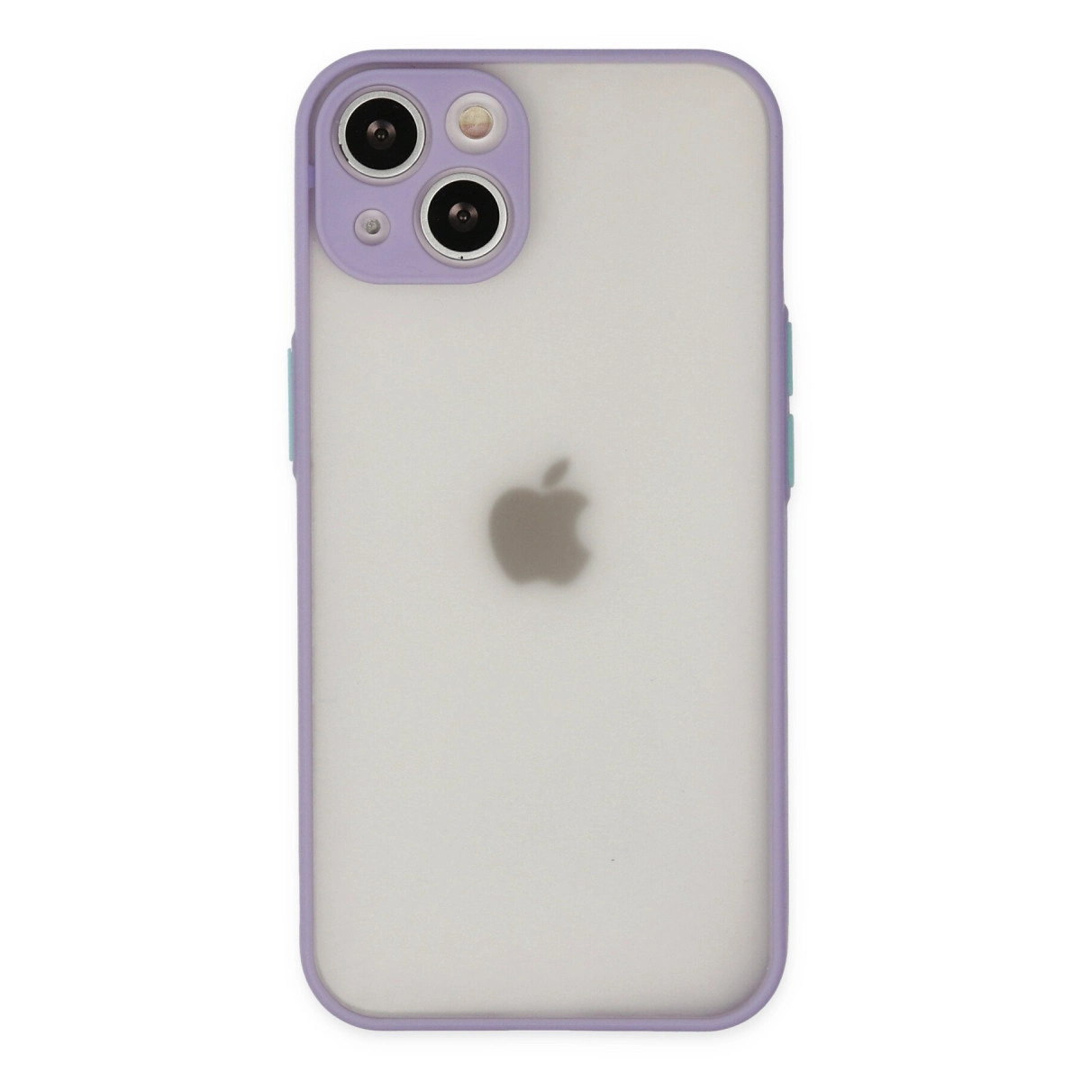 İphone 14 Kılıf Montreal Silikon Kapak - Mor