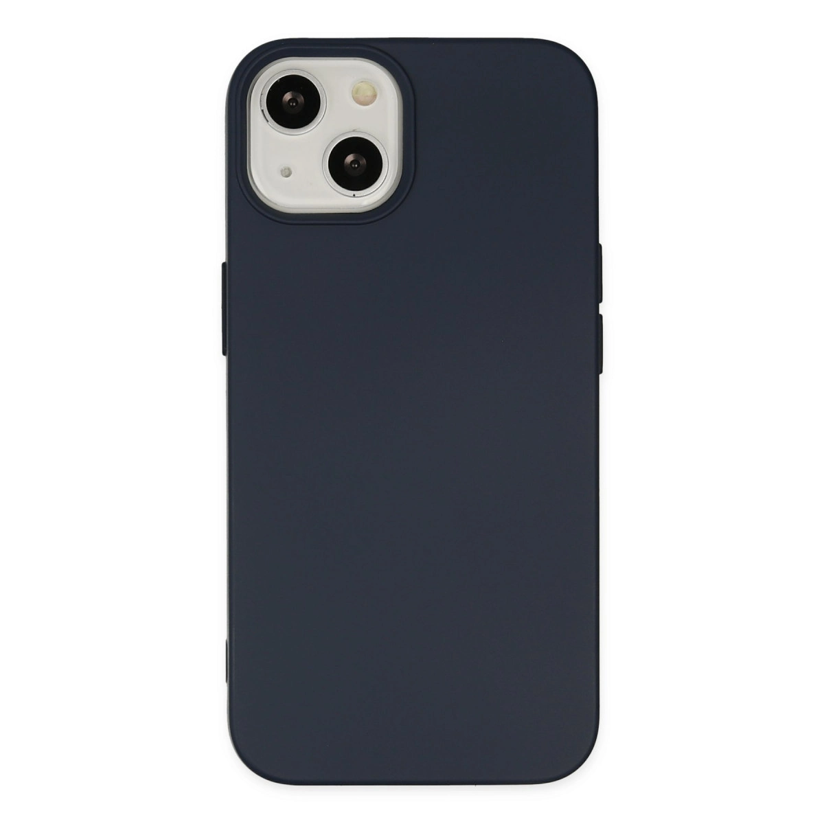 İphone 14 Kılıf Nano İçi Kadife Silikon - Lacivert