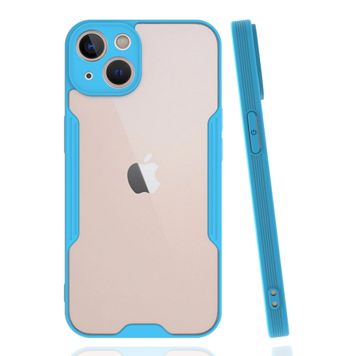 İphone 14 Kılıf Platin Silikon - Mavi
