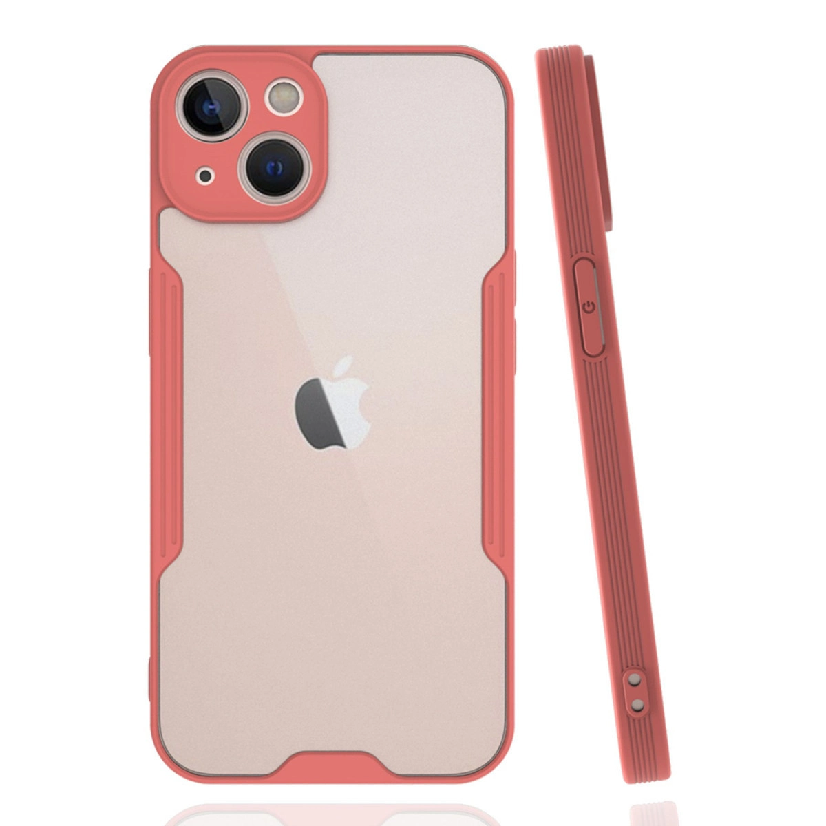 İphone 14 Plus Kılıf Platin Silikon - Pembe