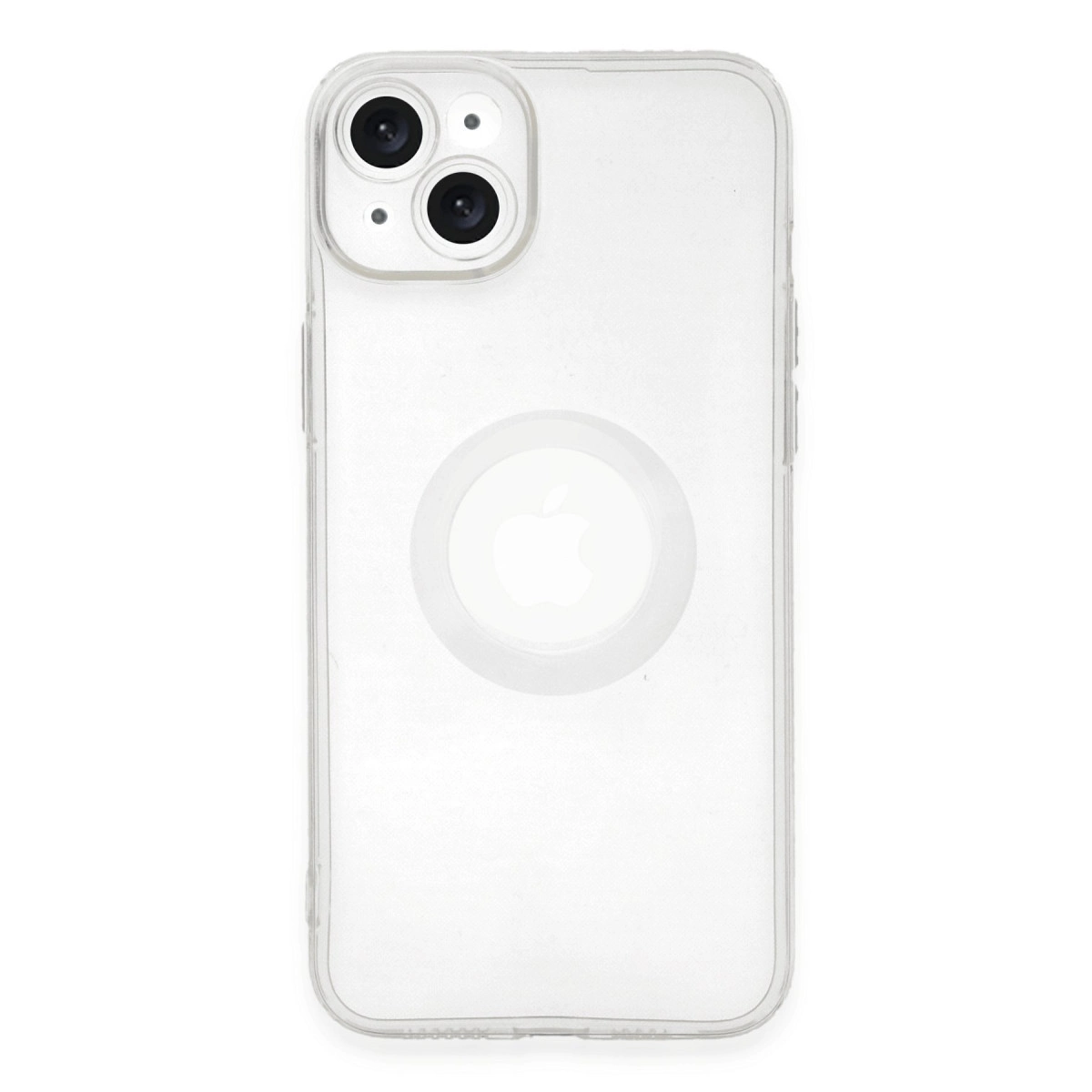 İphone 14 Plus Kılıf Santa Lens Silikon - Şeffaf
