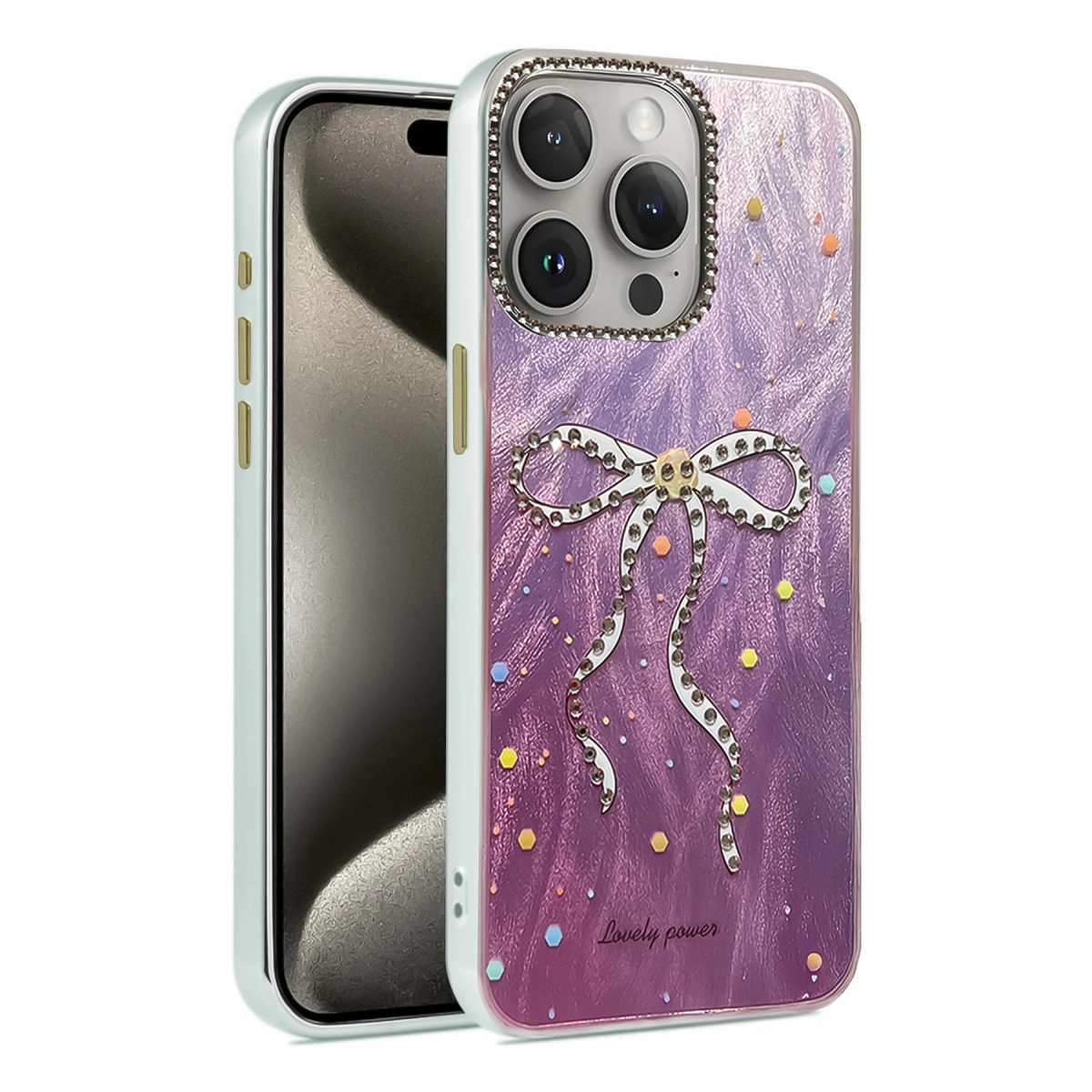 İphone 14 Pro Kılıf Blade Aynalı Desenli Kapak - Desen 1