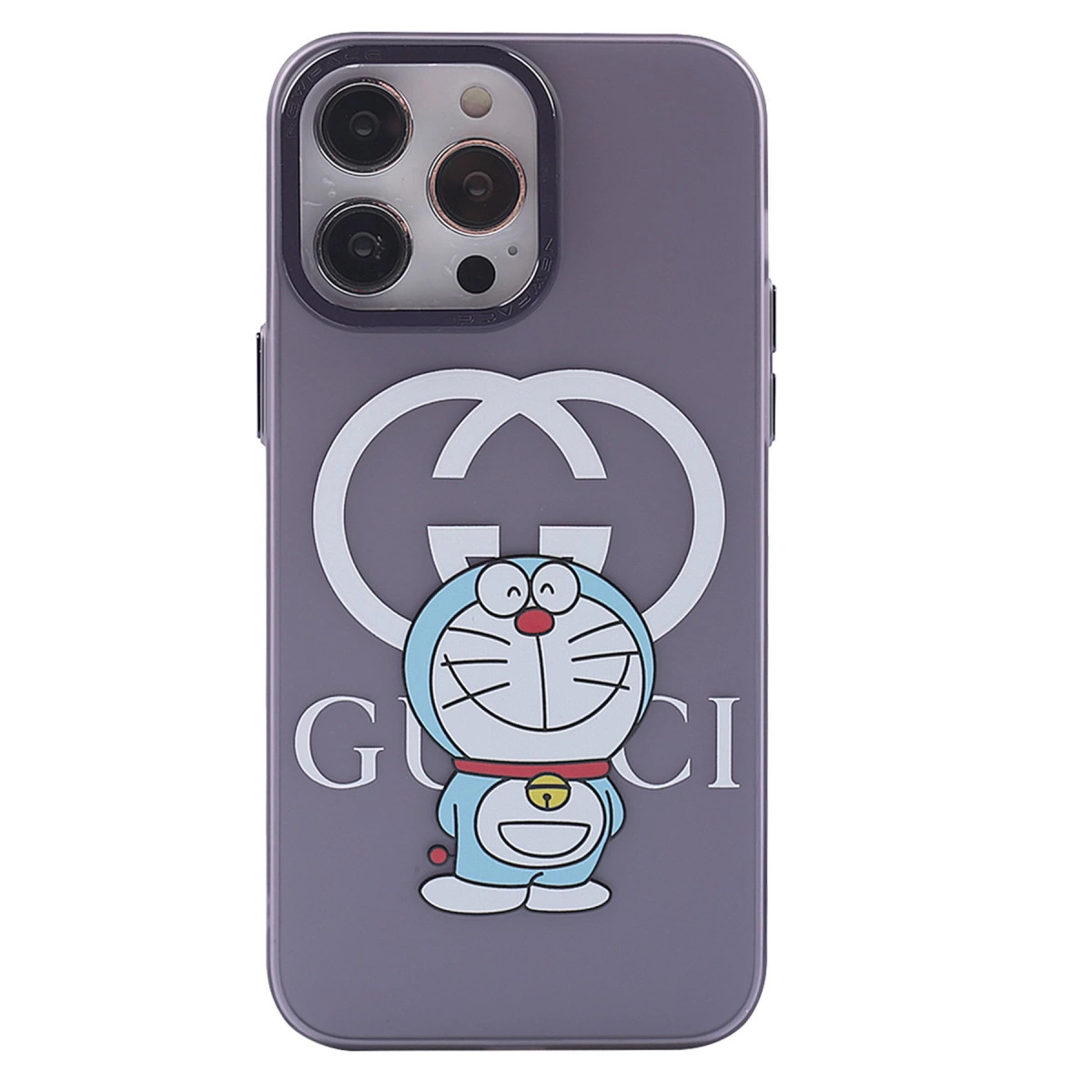 İphone 14 Pro Kılıf Prada Desenli Kapak - Prada Mor - 3