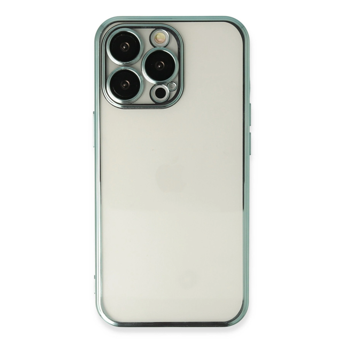 İphone 14 Pro Kılıf Razer Lensli Silikon - Yeşil