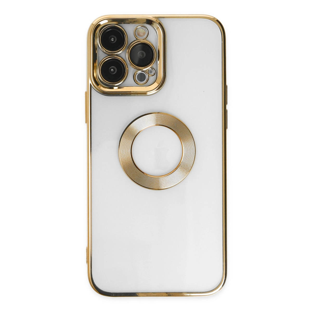 İphone 14 Pro Kılıf Slot Silikon - Gold