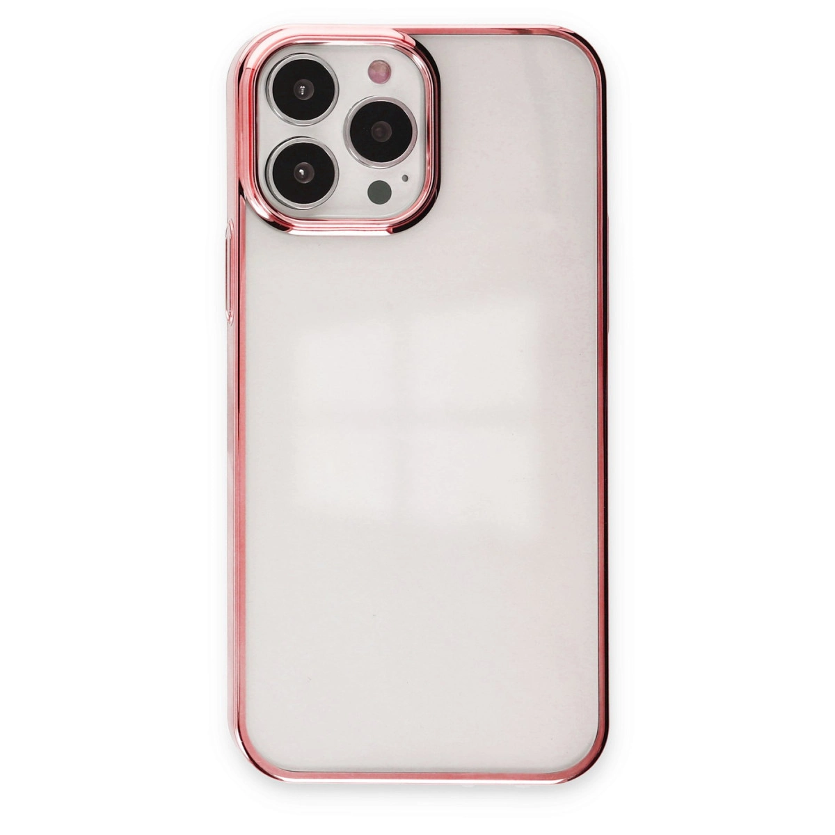 İphone 14 Pro Max Kılıf Element Silikon - Pembe