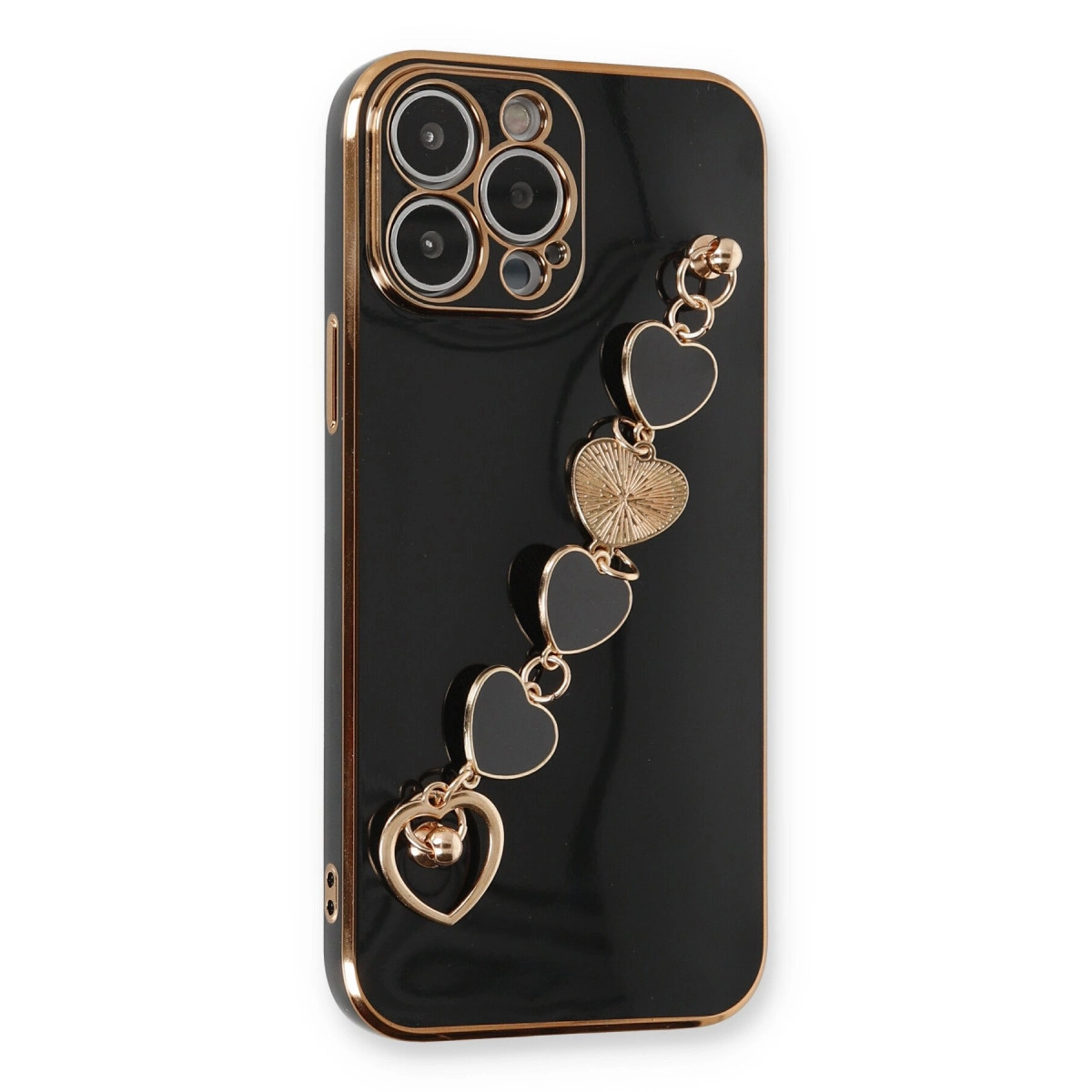 İphone 14 Pro Max Kılıf Esila Silikon - Siyah
