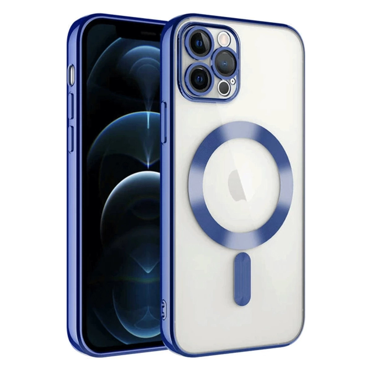 İphone 14 Pro Max Kılıf Kross Magneticsafe Kapak - Lacivert